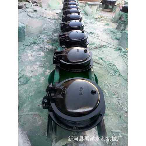 厂家供应玻璃钢拍门复合材料HDPE拍门管道侧开双开玻璃钢拍门