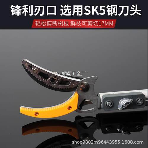 伸园艺高枝果剪果树枝剪缩摘修器香椿剪高空剪高枝锯采HND摘摘果