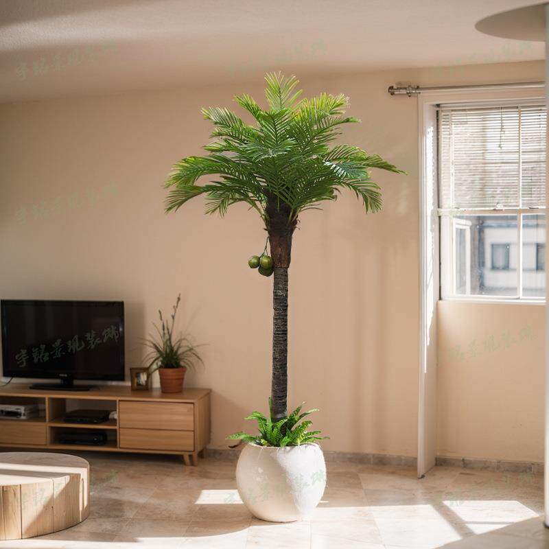 仿真椰子树人造树热带绿植假椰树植物大型装饰落地假树棕榈树仿生