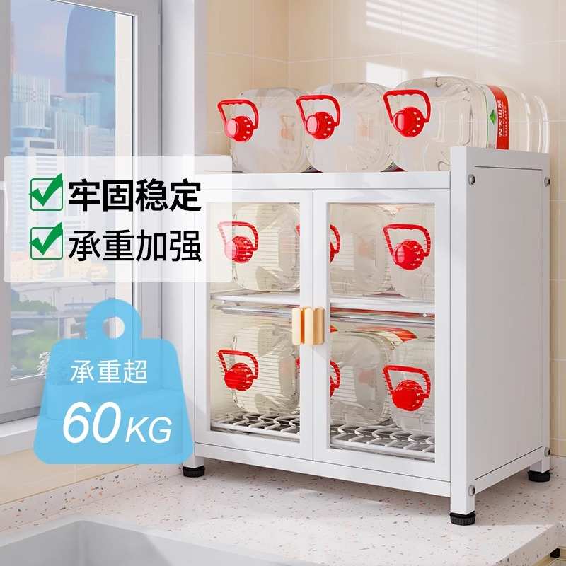 厨房置物架碗柜碗架沥水架家用碗筷碗碟碗盘多功能收纳餐具储物柜