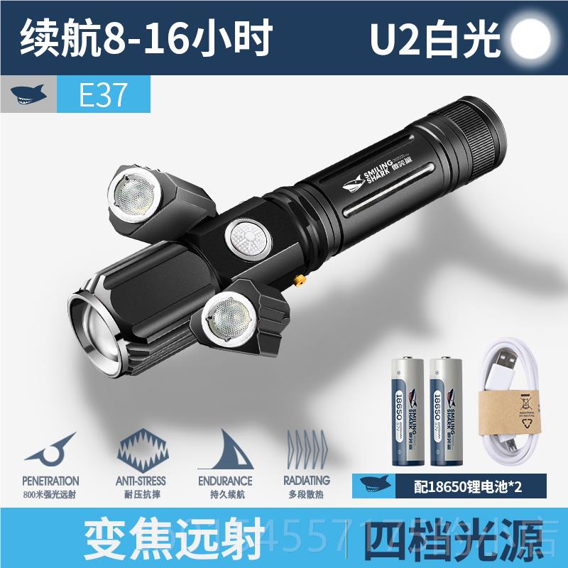 正品山地自行灯前灯led单车灯夜骑充电亮超手电筒强光骑行装备车