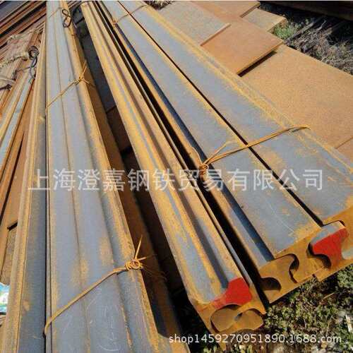 现货55Q轻钢轨 重钢轨 吊车轨 铁轨 43KG/M 15KG 22KG规格齐全