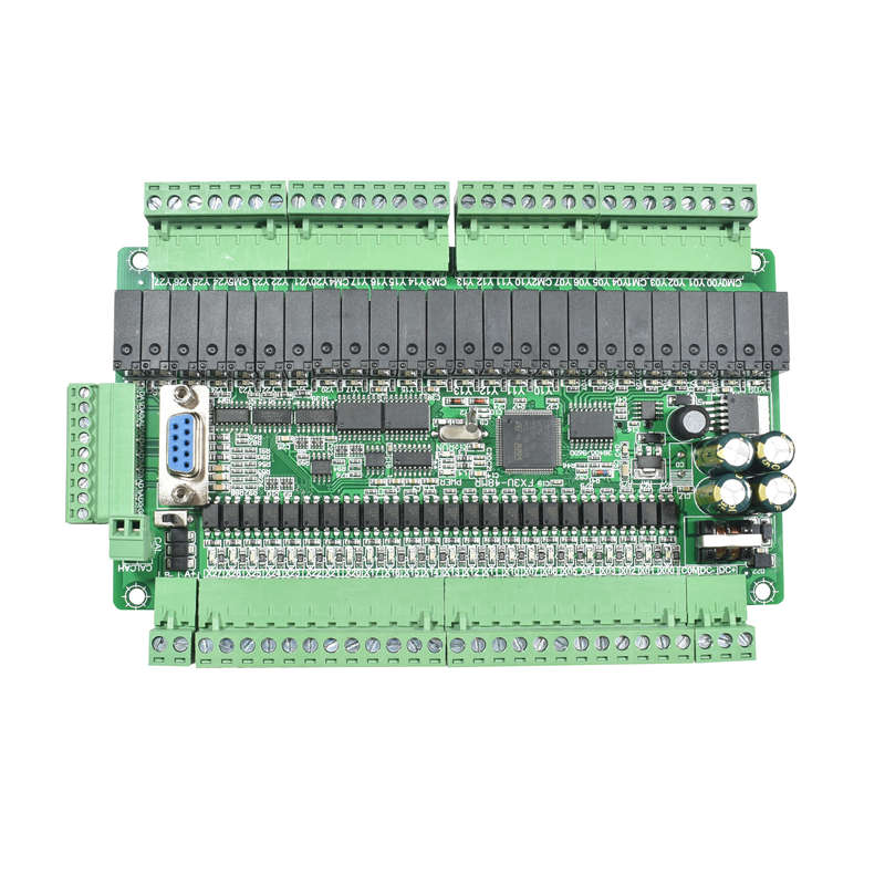 plc工控板控制器国产简易可编程式fx3u-48MR  微型plc