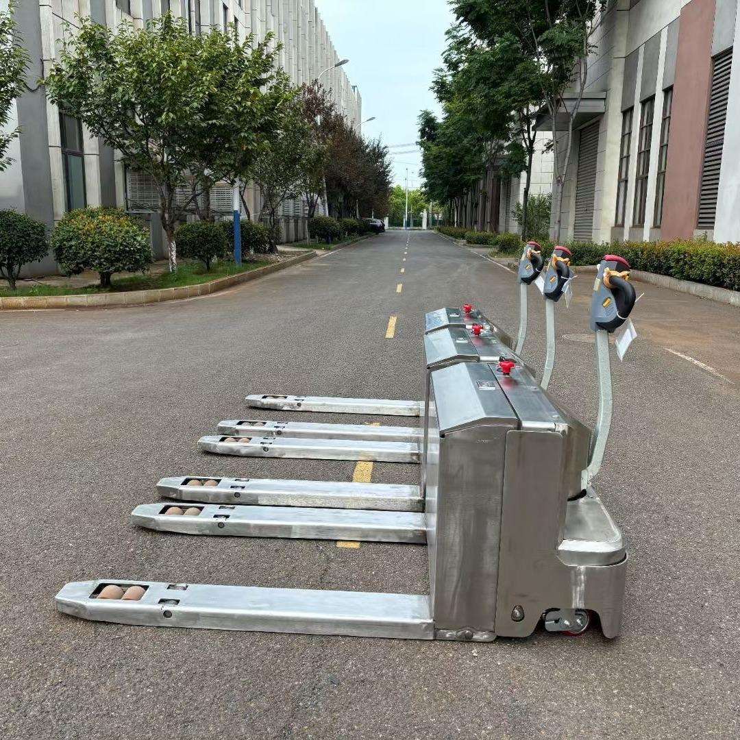 普尔夫3吨不锈钢电动托盘搬运车304不锈钢手动液压地牛不锈钢叉车