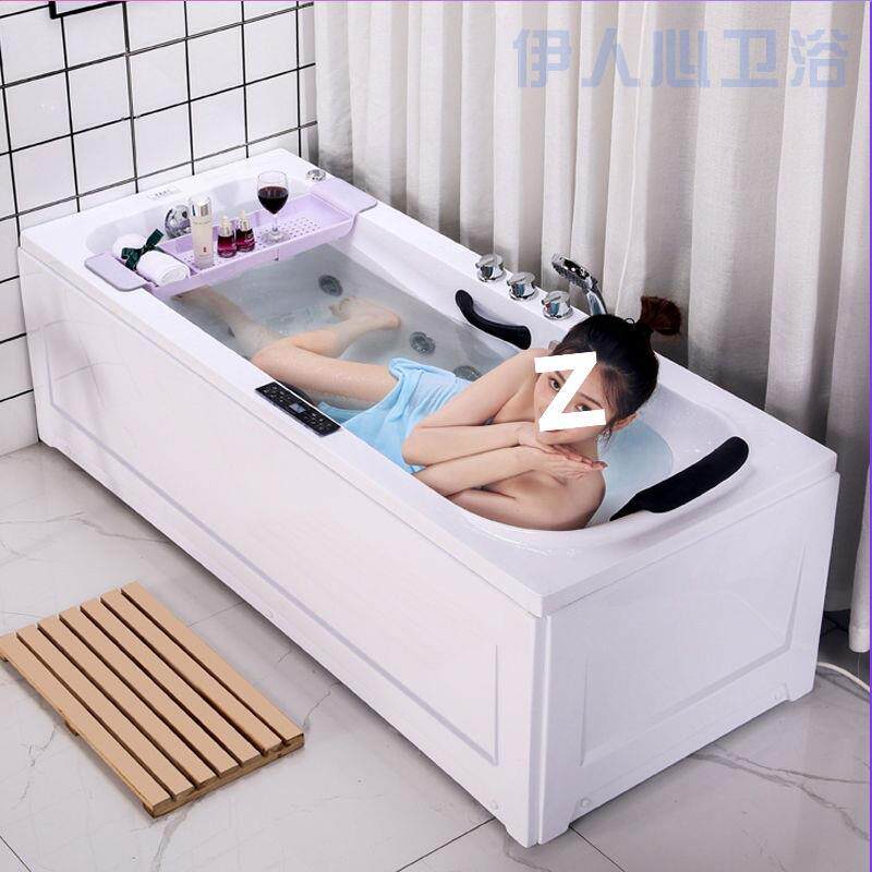 亚恒克力浴型缸小户泡澡温浴缸成人浴缸冲浪996按摩浴缸加厚家用