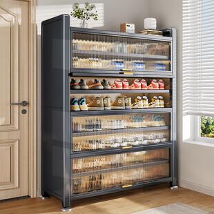 柜铁艺鞋 钢制鞋 柜上翻门鞋 架防尘鞋 架子宿舍出租屋 柜加厚大容量鞋