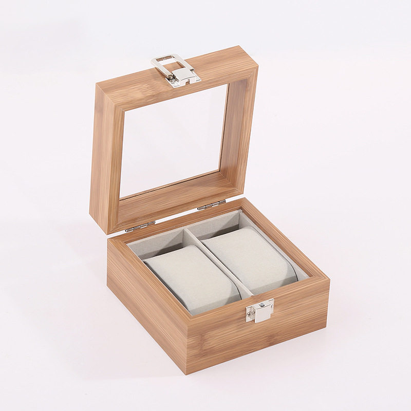 现货木质开窗腕表收纳收纳容量套