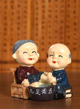 工艺品爷爷奶奶大寿生日装饰摆件