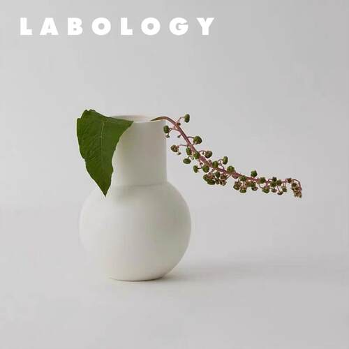LABOLOGY新品｜OPEN OBJECT对系列 黑白陶瓷极简装饰花瓶生日礼物