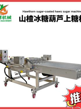 山楂全自动上糖机 冻干水果裹糖设备 山段浸糖保温性能好加粗