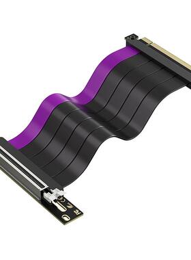 TEUCER 显卡延长线PCIE4.0转接线X16转16x台式电脑横竖装转向线