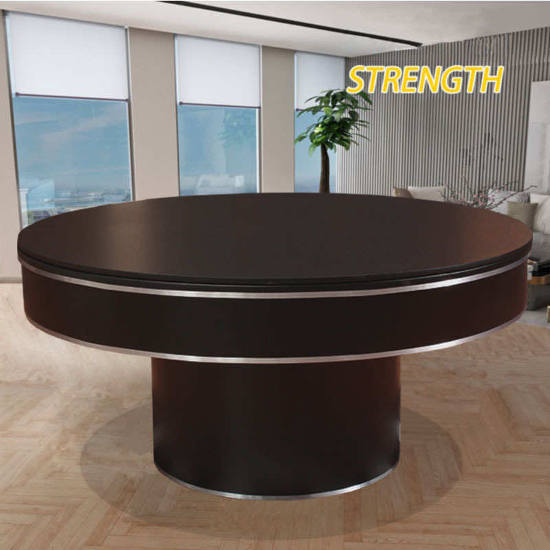 美式圆形轰趴个性台标准型桌球成人台球桌馆8多功能室内黑酒吧ktv