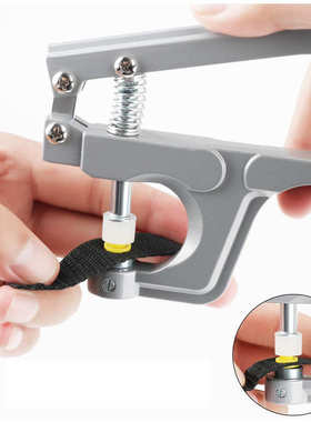 供应9色100套T5树脂四合扣+工具灰色套盒塑料暗扣按扣手压钳