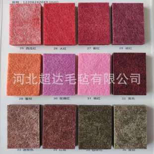 毛毡板墙贴吸音板9mm聚酯纤维隔音板装 饰材料背胶自粘隔音毡