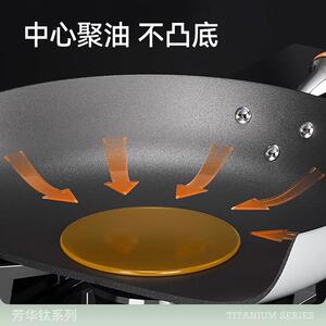 厂家直发芳华系列煎锅多功能煎炒锅家用牛排煎锅通用炉灶平底煎锅