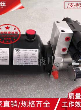 DC24V4kw液压控制系统直流双作用动力单元升降平台举升机液压泵站