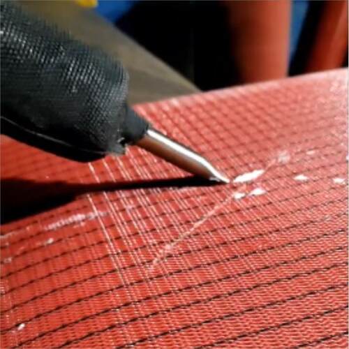 纺粘熔喷无纺布网带聚酯网浆块清理机