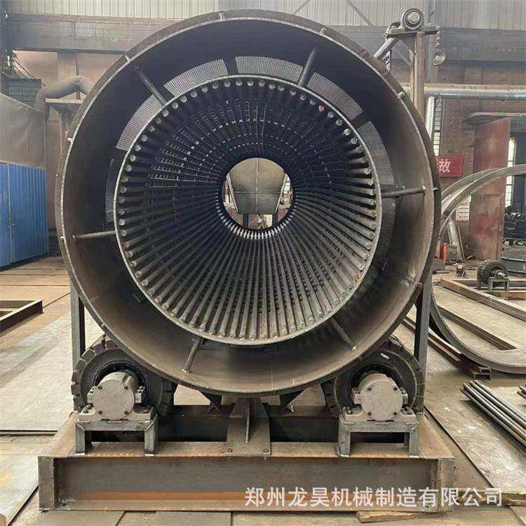 轮胎移动式双层石子无轴滚筒筛圆筒滚筒筛选机筛石机筛砂机筛沙机