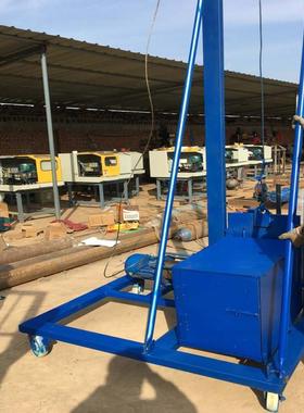 供应预制箱梁孔道橡胶管输送机 穿管机 源头工厂实惠耐用操作简单