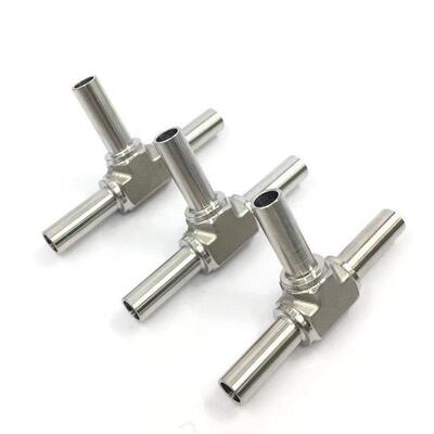 316L不锈钢BA级全自动焊接90度弯头四通异径三通大小头1/43/81/26