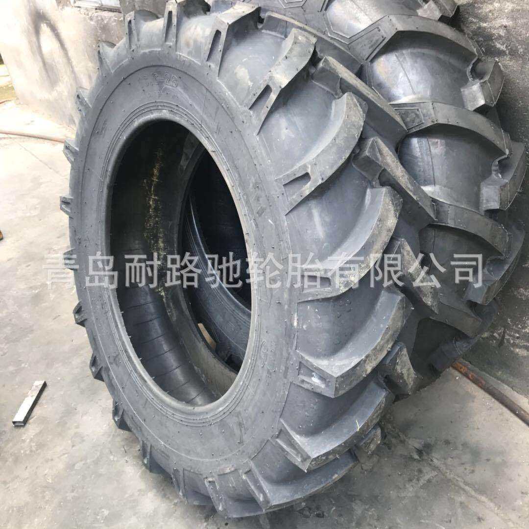 13.6-28 R-1人字花纹 铁牛拖拉机轮胎水田高花