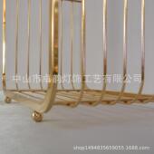 花奢花架北欧摆件风轻大号插花现代花瓶ins装 饰品金属器客厅落地