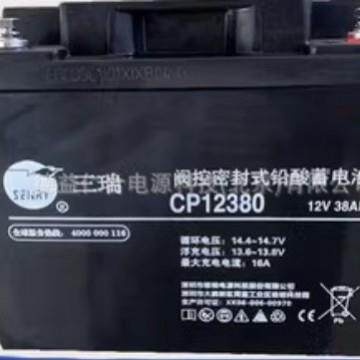 三瑞铅酸蓄电池CP12380免维护12V38AH铅酸蓄电池