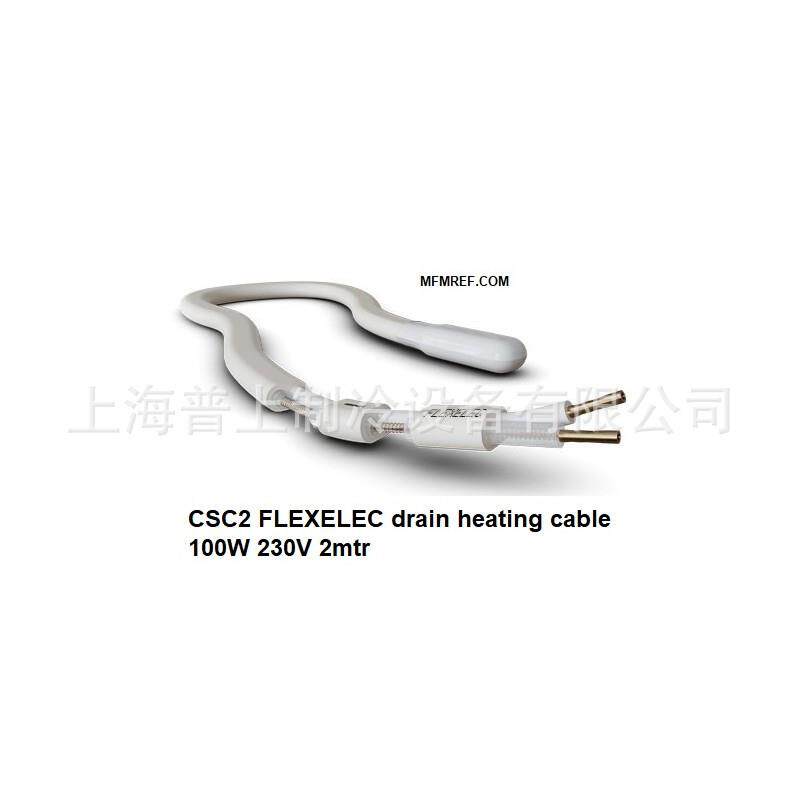 flexelec发热线冷库门防冻化霜管下水管电加热CSC2排水管防冻化霜