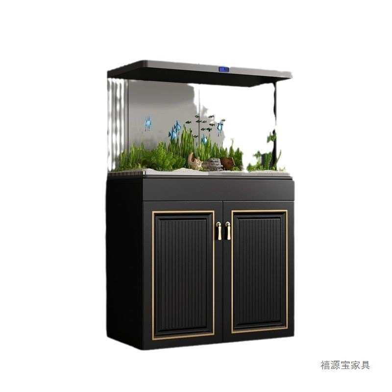 轻奢鱼缸底柜客厅家用中小型鱼缸底座水族箱超白龟缸承重落地柜子,宠物/宠物食品及用品,桌面缸,淘宝优惠券,粉丝福利购,淘宝优惠卷