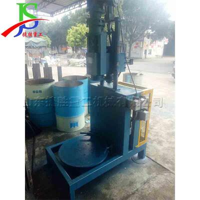 半自动立式油桶切割机小型废桶顶部开盖机盛料铁桶滚动旋转切盖机