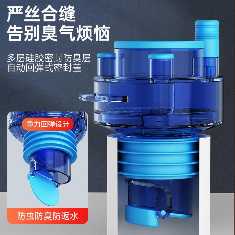 厨房下水功管三通排水管洗碗菜净水多能接头分器水盆器防返臭神器图片