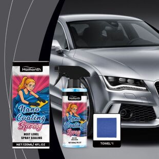 HOMONTH Auto Nano Coating Spray Kit - Mirror Finish Brighten
