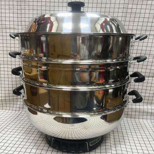 加厚 新食代不锈钢电锅/电炒锅38cm/40cm电蒸锅24/26/30/32/34
