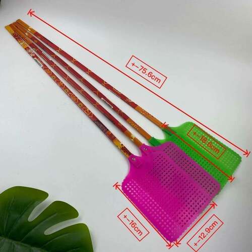 加长杆牛筋苍蝇拍打不烂竹杆塑料打不烂苍蝇拍灭蚊拍家用长柄苍蝇