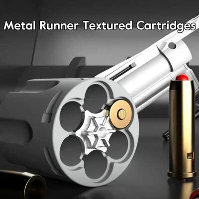 ZP5 Revolver Soft Bullet Gun 357 Simulated Ejection Toy Pist
