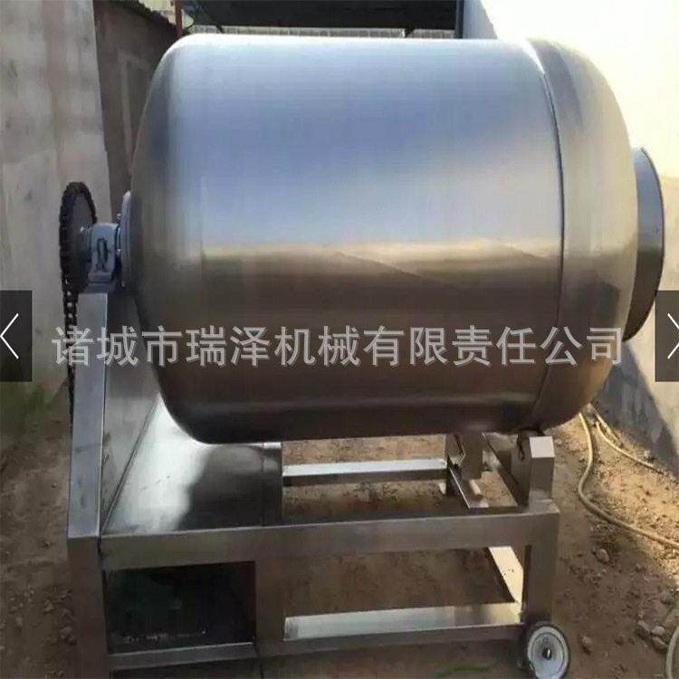 泡椒无骨鸡爪滚揉机 不锈钢鸡肉牛肉腌制机 真空变频滚揉机
