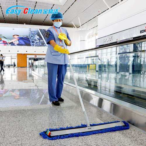 金易洁拖把替换布棉线墩布地拖套木地板家用商用尘推大号60CM排拖