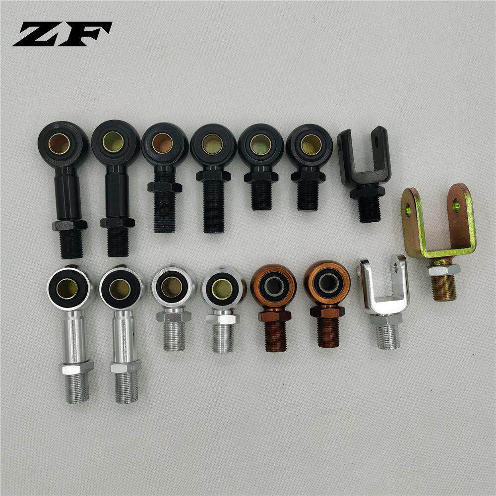 适合摩托车电动车改装后减震器加长圆头 开叉头 转接头后叉转换器