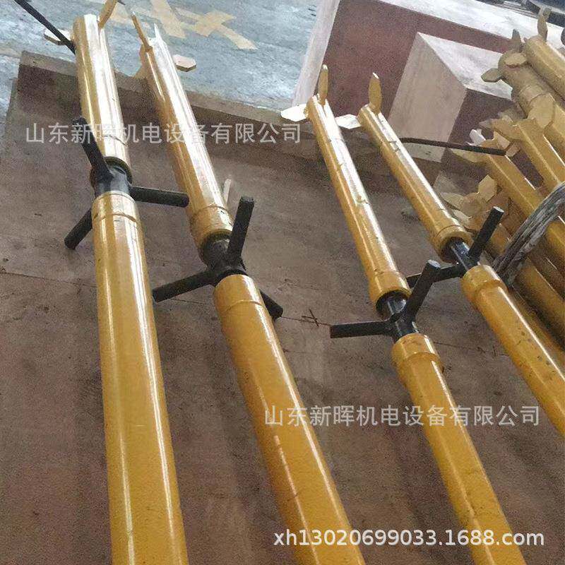 井下金属螺旋支柱φ63*3.5螺旋支柱48型井下用螺旋支柱含承压板