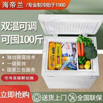 冻海帝小冰柜无品牌/家用小型冰柜两用冷立式冷柜兰微霜冰柜静音
