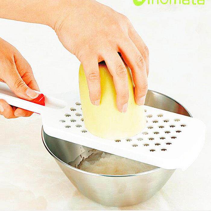 日本进口擦菜板磨沫蔬菜泥擦板萝卜姜末土豆磨泥器儿童辅食研磨器