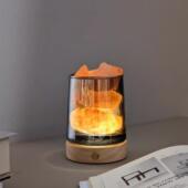 卧室创意夜灯台灯喜马拉雅盐灯香薰灯床头灯气氛灯夫妻心情夜灯