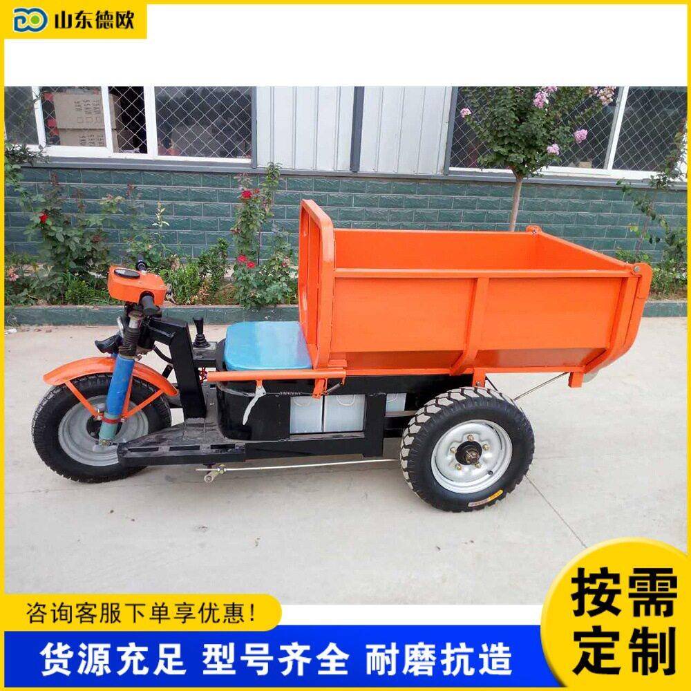 货运载重爬坡电动三轮车 小型农用电三轮车 养殖场饲料三轮运输车