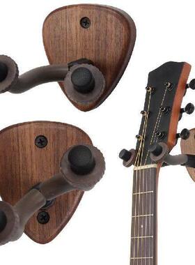Walnut Base Guitar Hanger with Screws Guitar Wall Hook