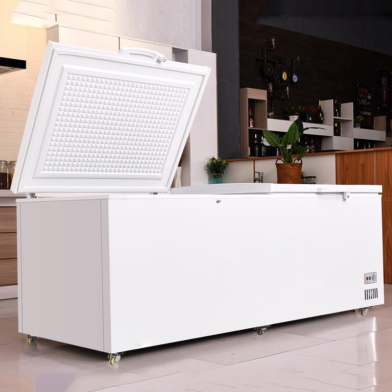 大量卧式冰柜商用冻冰箱家小型冷藏容保冷鲜用单JAY双温速冻雪柜