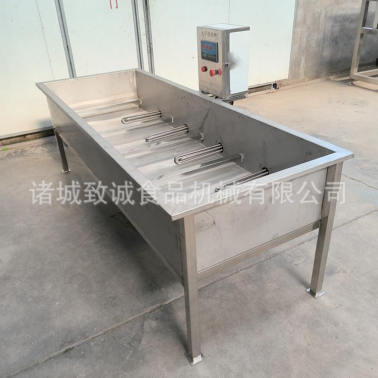 致诚蒸煮设备 食品厂丸子定性槽 鸡脯丸加工槽电加热可加隔板
