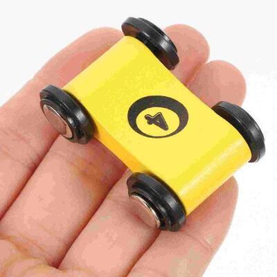 4 Pcs Wooden Pull Back Car Race Track Toy Racing Mini Toys