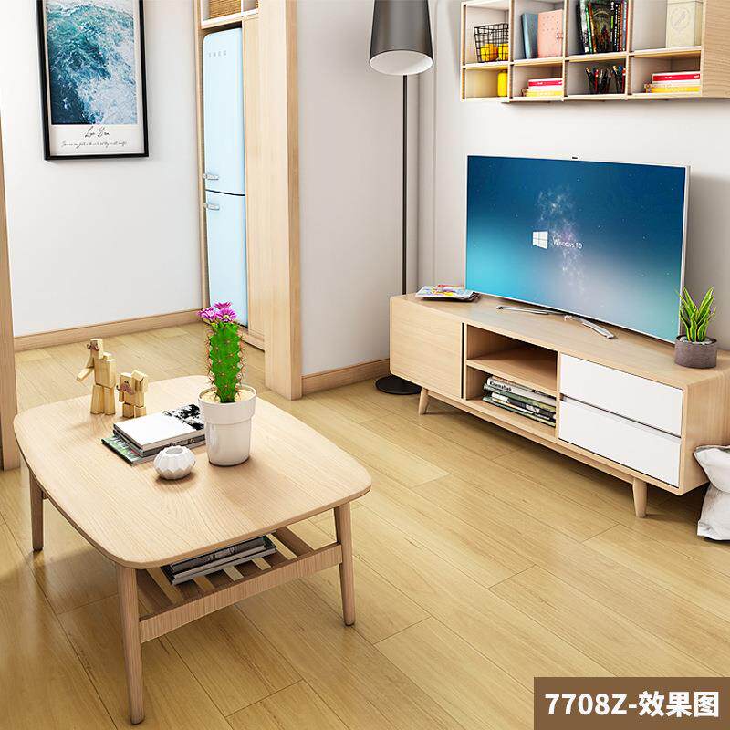免胶水自粘环保PVC地板胶地板胶贴纸加厚耐磨防水水磨地.片材家用