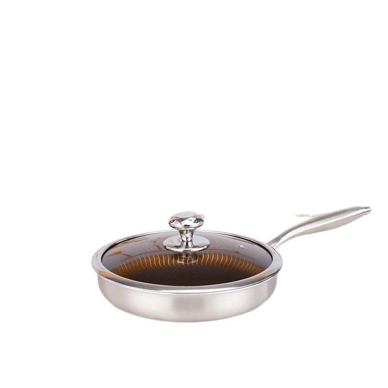 高档304不锈钢十三件套不粘锅具套装煎炒炖蒸锅汤锅平底锅具礼品