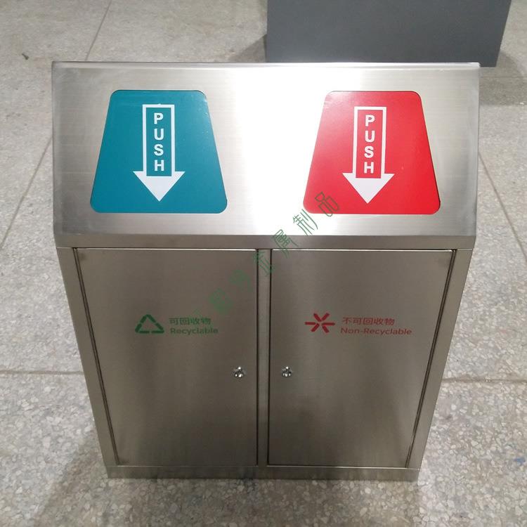 景区室外不锈钢垃圾桶定制小区不锈钢果皮箱街道户外果壳箱厂家